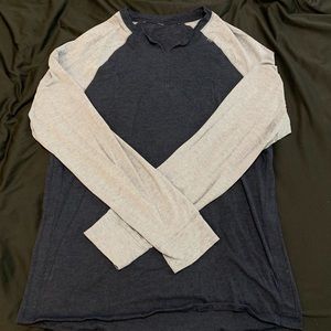 Lululemon Long Sleeve Shirt Blue and Gray